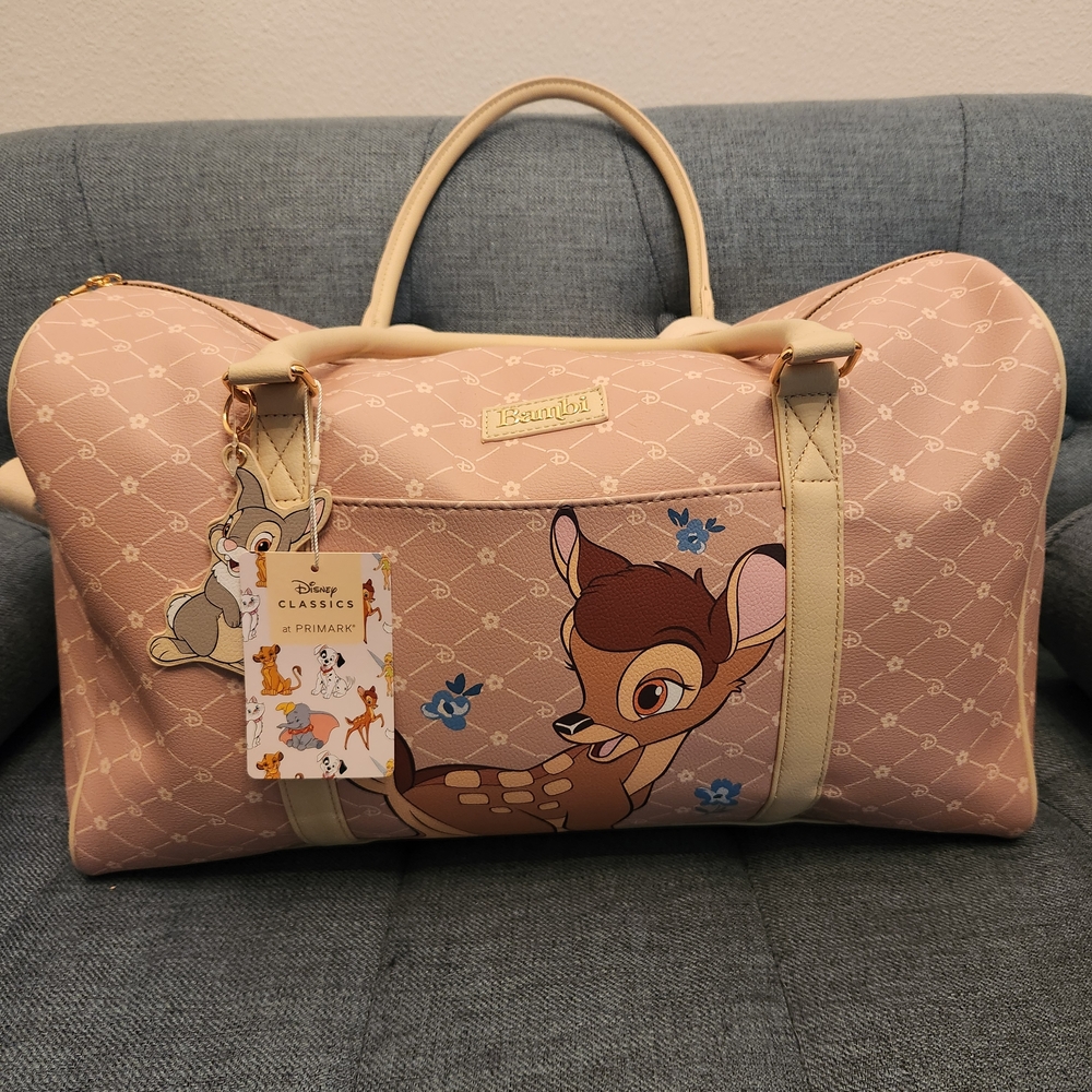 Primark Bambi Tan And Cream Weekender Bag
